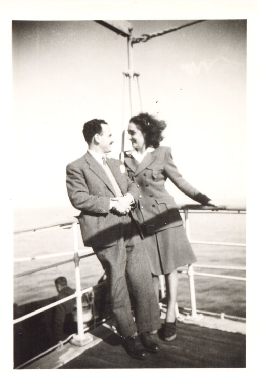 Renee and Solon Molho on their honeymoon
